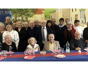 Ambiance au repas des anciens du 19 janvier 2020