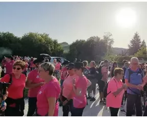 Plus de 700 participants à la marche au profit d’Octobre rose